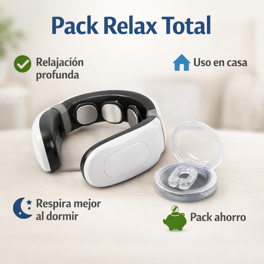 Pack Relax Total InnovaGoods – Cuello, Espalda y Sueño Profund