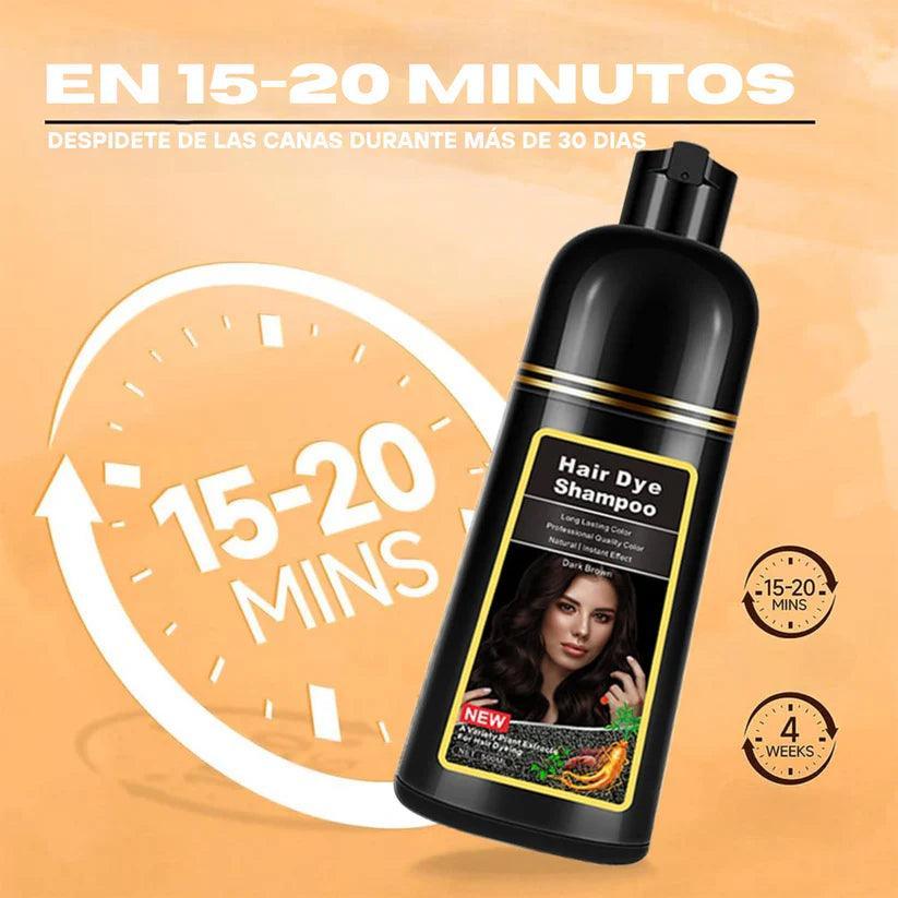 Champú Anticanas 3 en 1 para Mujeres e Hombres - Negro